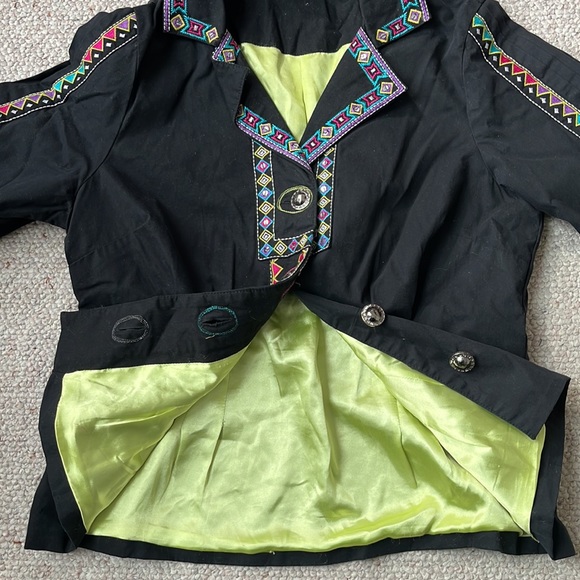 Bleu Bayou artsy jacket M - Picture 11 of 11